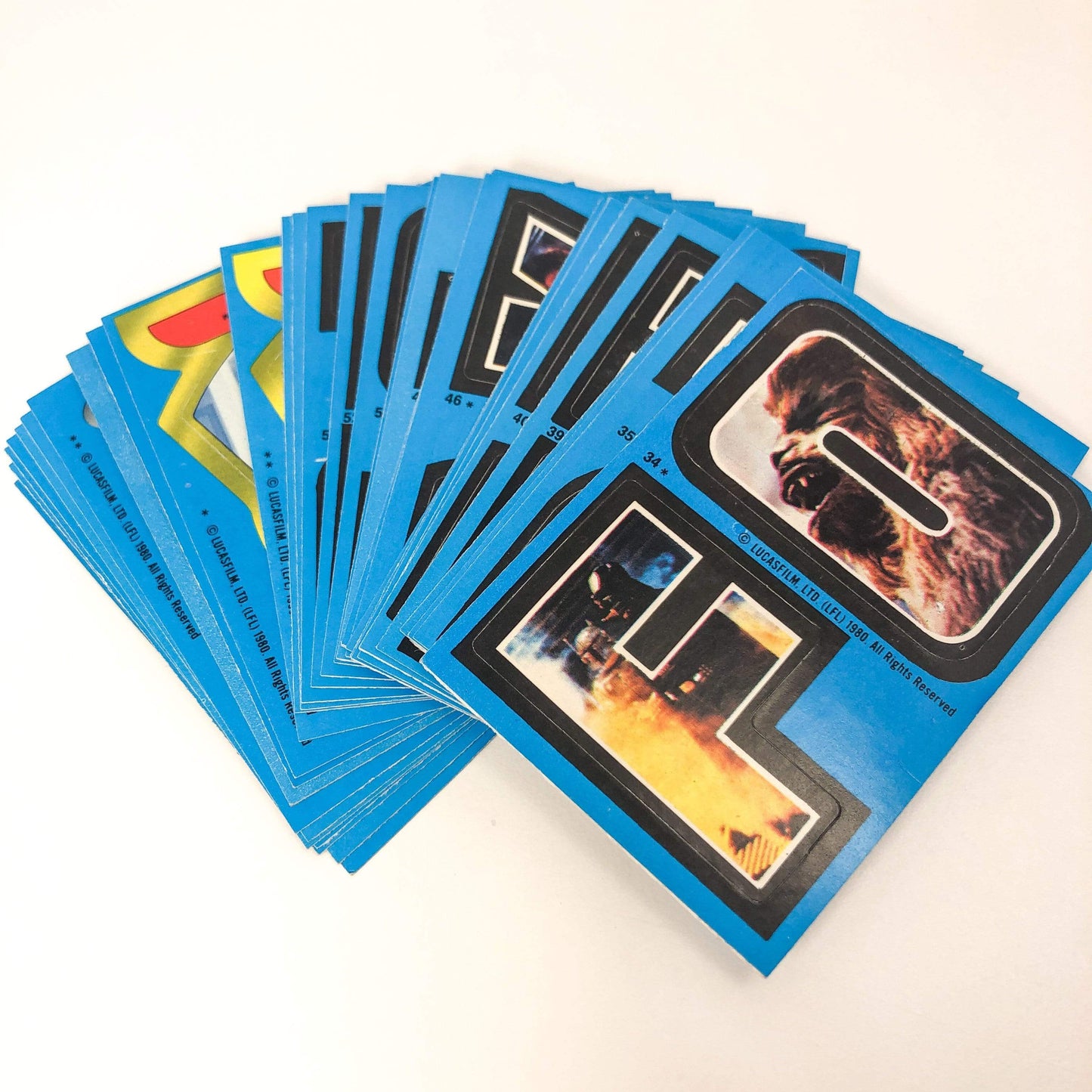 Empire Strikes Back Series 2 Sticker Set (Topps/OPC)