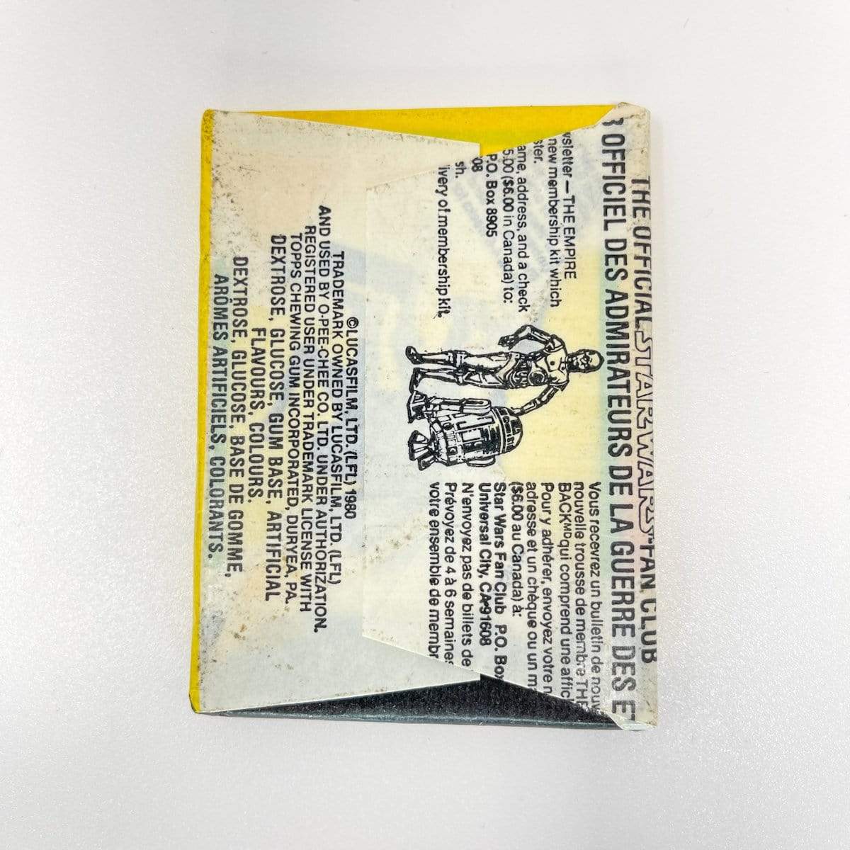 Vintage Topps Star Wars Trading Cards OPC Empire Strikes Back Sealed Wax Pack - Series 3