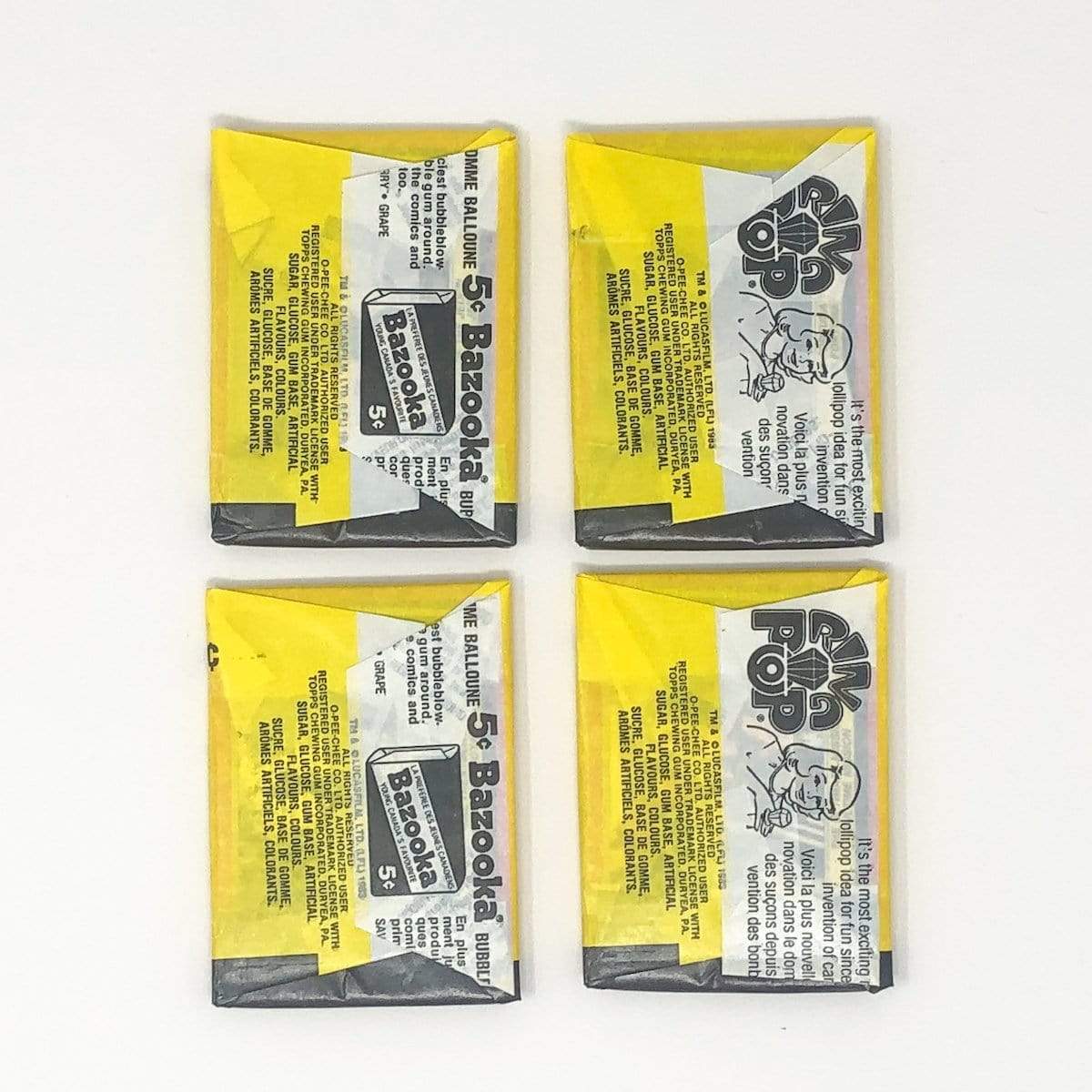 Vintage Topps Star Wars Trading Cards OPC Return of the Jedi Series 1 - Set of 4 Sealed Packs