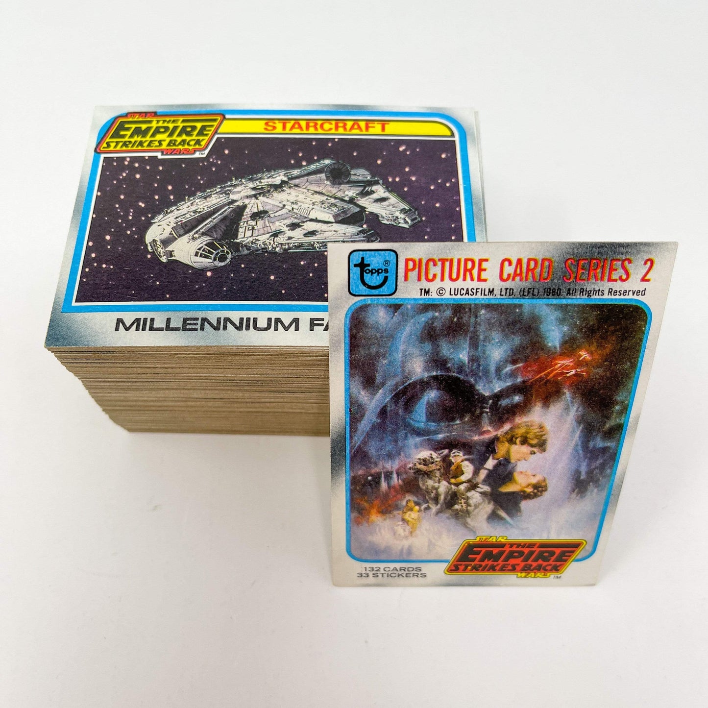 Vintage Topps Star Wars Trading Cards Topps Empire Strikes Back Series 2 - Full Set