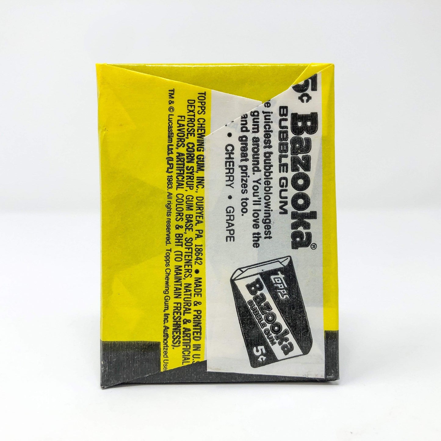 Vintage Topps Star Wars Trading Cards Topps Return of the Jedi Series 1 SEALED Pack - Luke Jedi