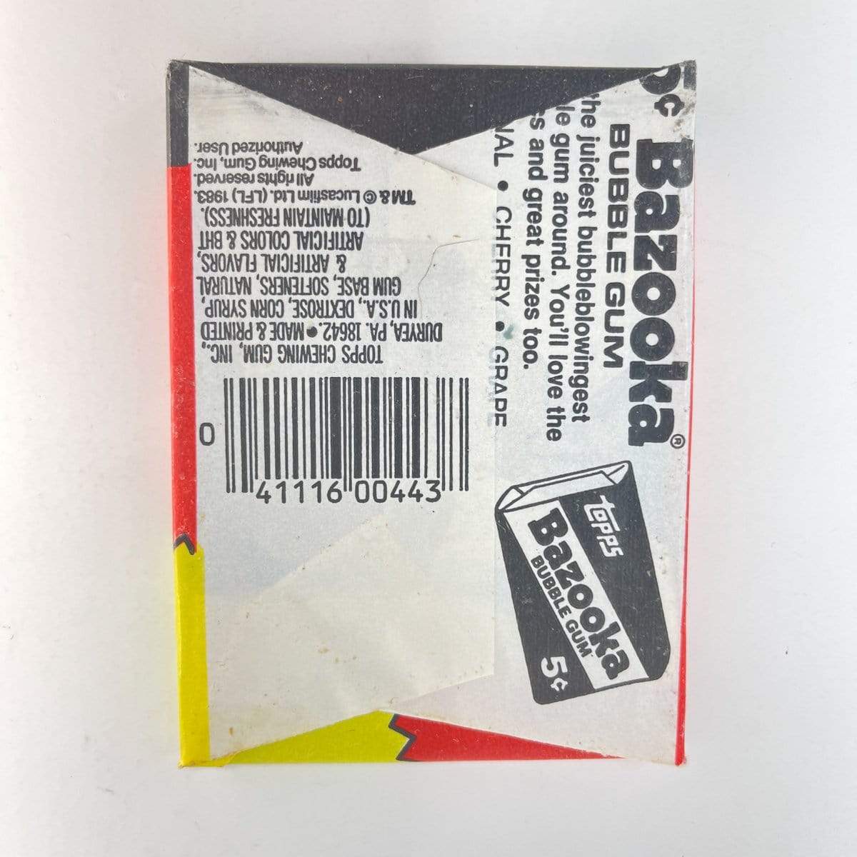 Vintage Topps Star Wars Trading Cards Topps Return of the Jedi Series 2 SEALED Pack - Baby Ewok