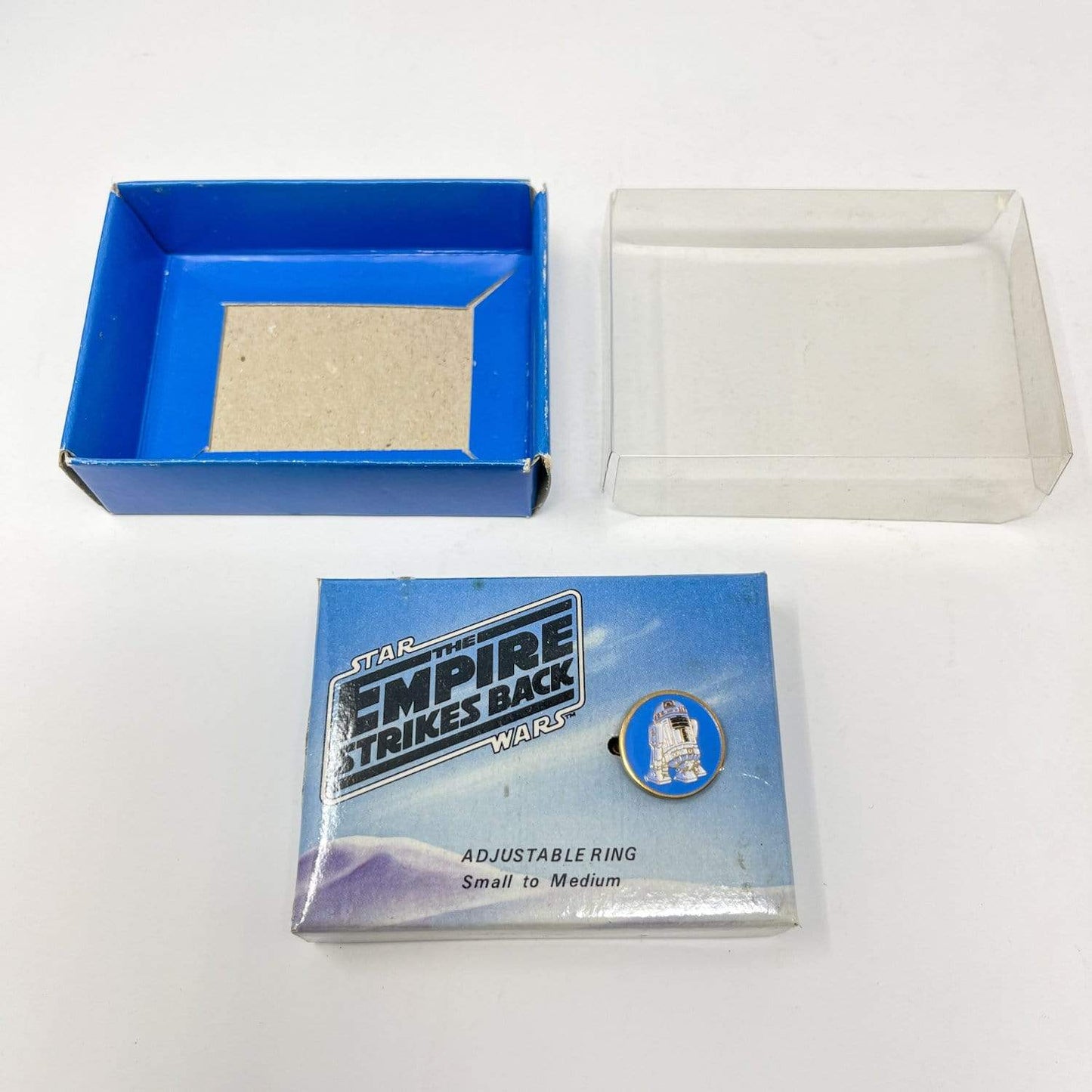 Vintage Wallace Berrie Star Wars Non-Toy Empire Strikes Back Rings in Box (1980)