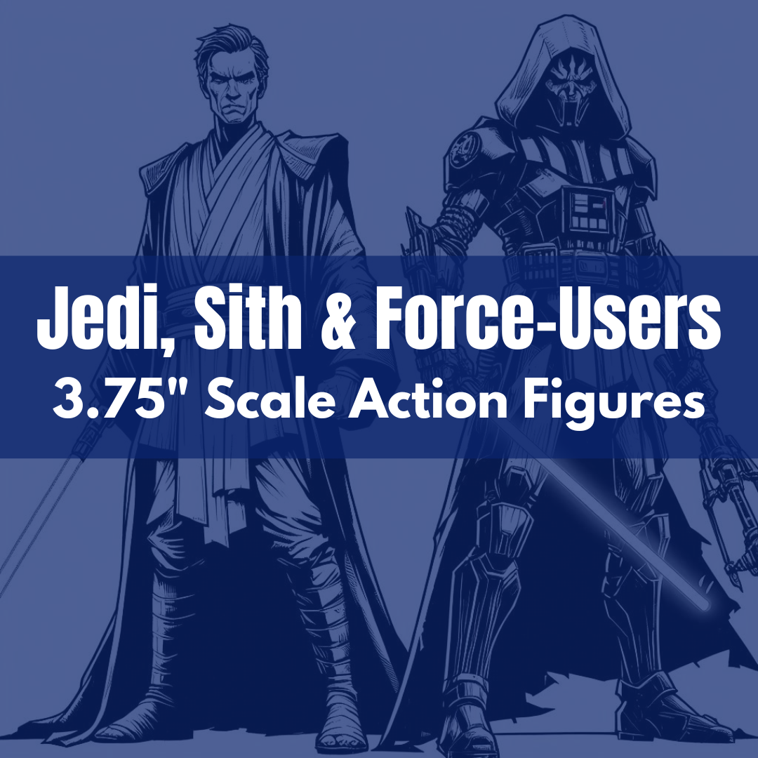 Hasbro Star Wars 3.75" Sith & Jedi Figures