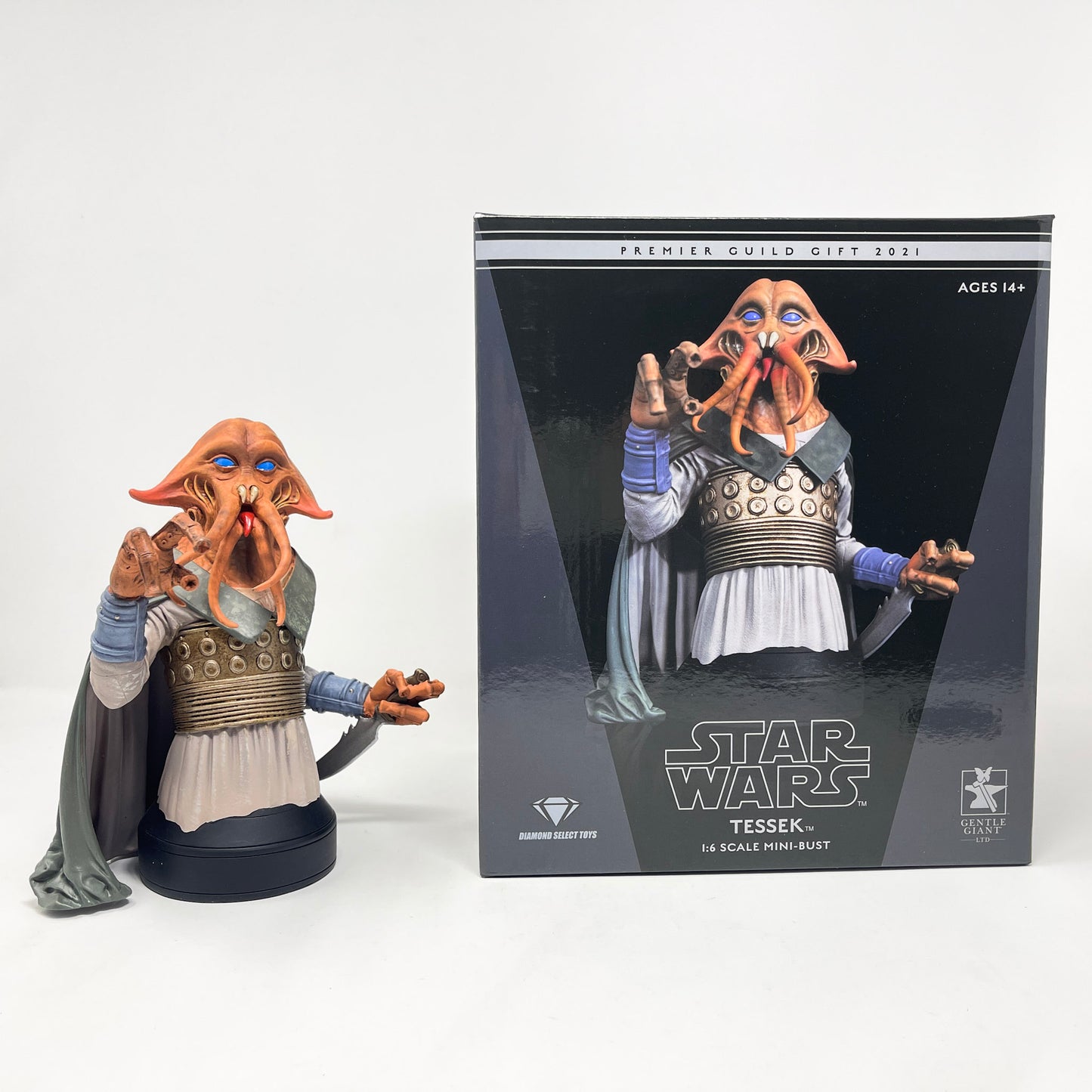 Tessek (ROTJ) Squidhead Collectible Mini Bust - Gentle Giant