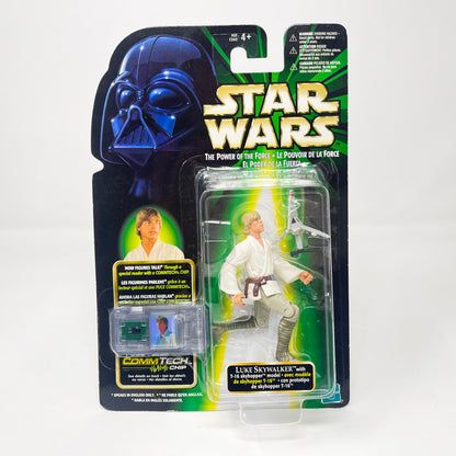 Luke Skywalker w/ T-16 model - Kenner 1999 Power of the Force (POTF2) Star Wars Action Figure