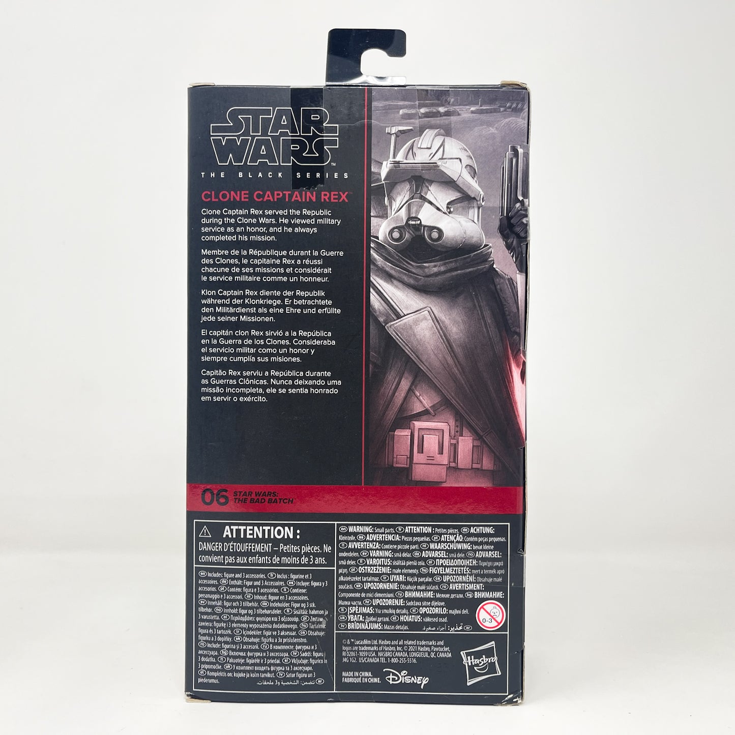 Clone Captain Rex (The Bad Batch) BB 06 - Black Series Hasbro Star Wars Action Figure