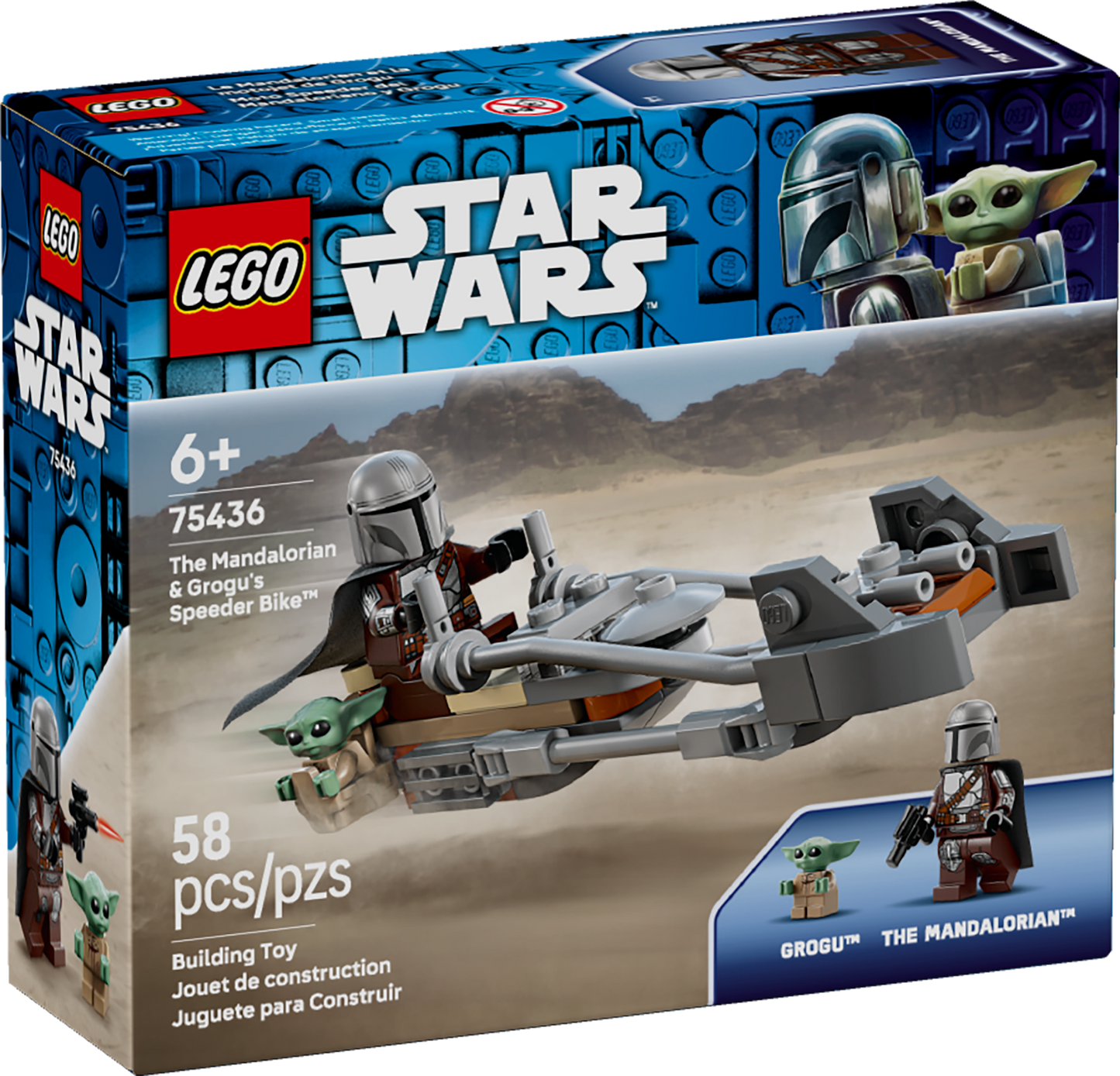 Lego 75436  The Mandalorian & Grogu's Speeder Bike