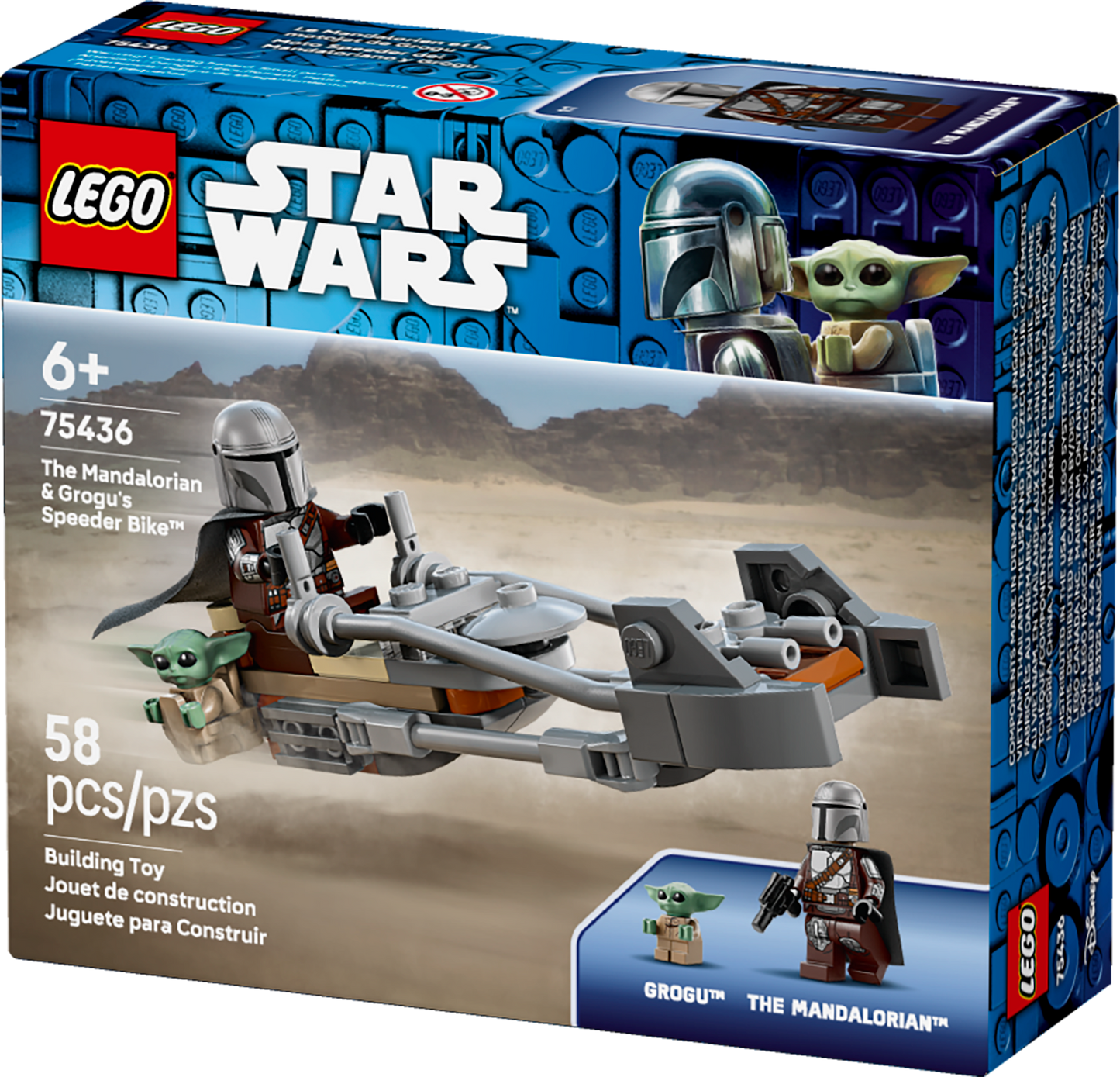 Lego 75436  The Mandalorian & Grogu's Speeder Bike