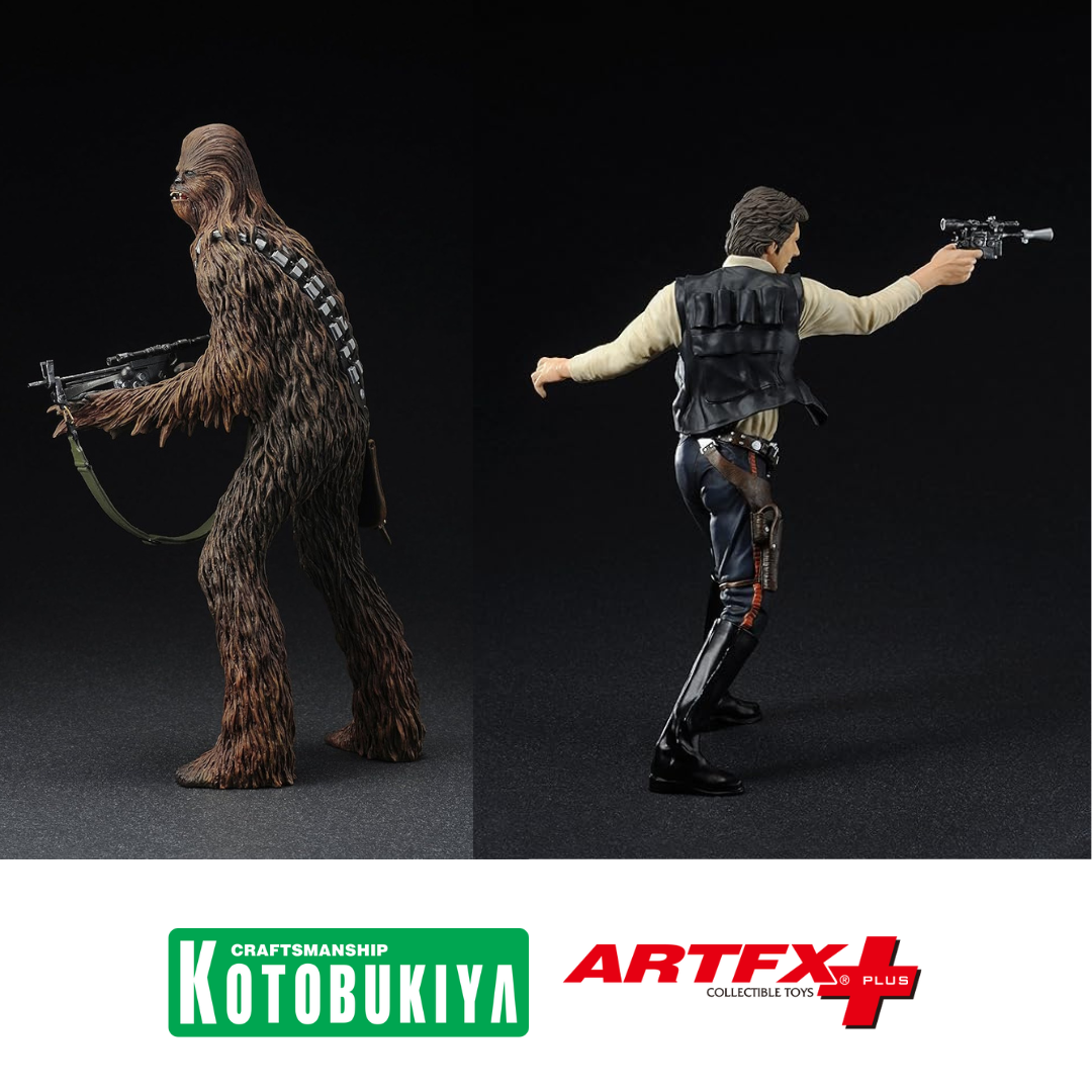 Han Solo & Chewbacca 1/10 scale PVC statue - Kotobukiya ARTFX