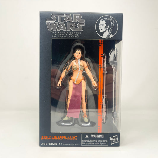 Princess Leia (Slave Outfit) - Orange #05 - Black Series Hasbro Star Wars Action Figure