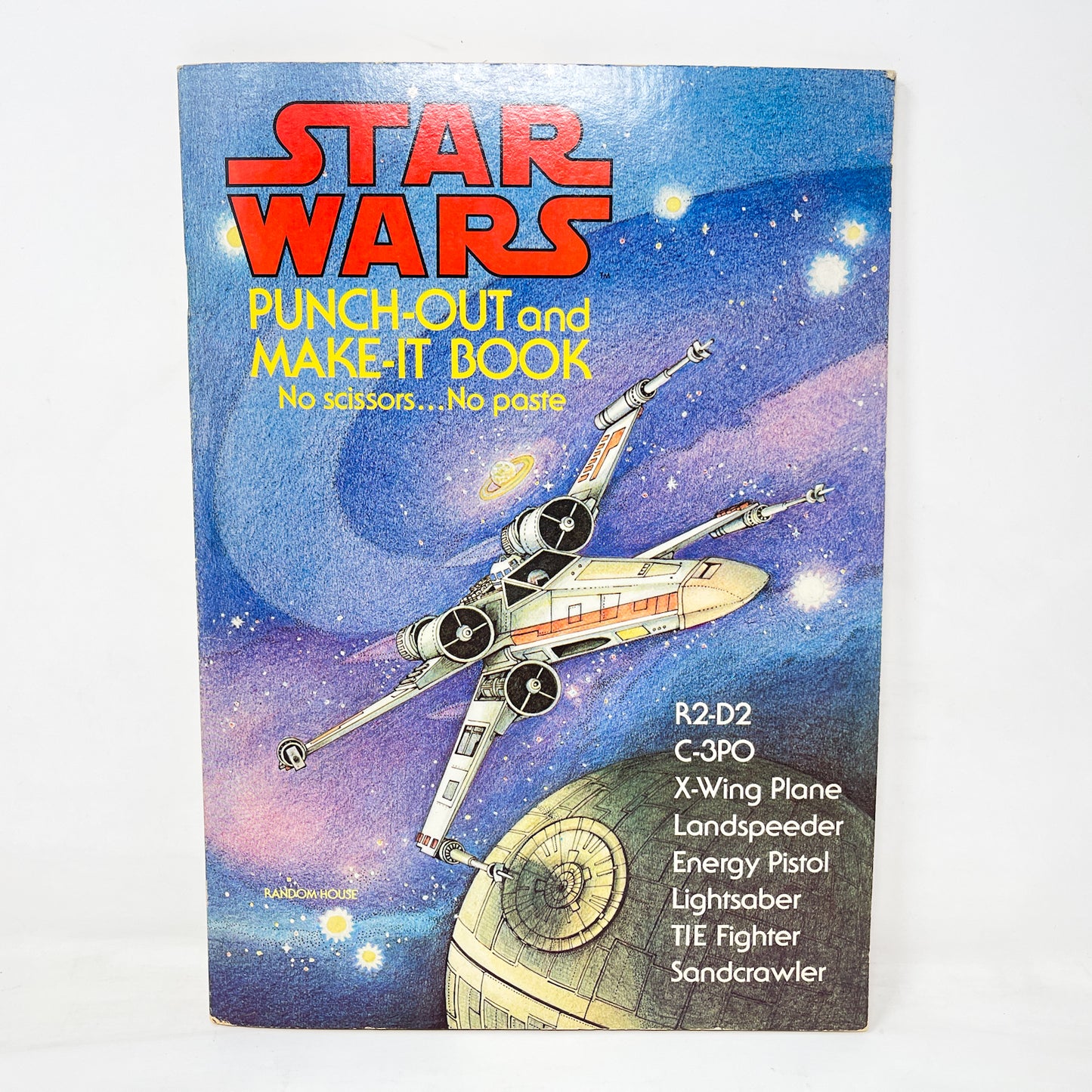 Star Wars Punch-Out and Make-It Book - Vintage Star Wars