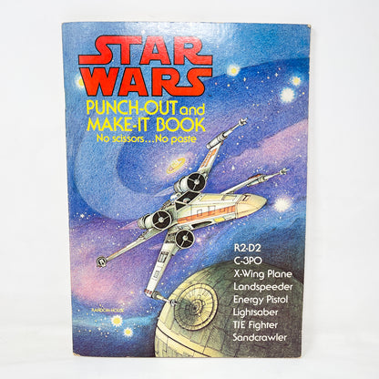 Star Wars Punch-Out and Make-It Book - Vintage Star Wars