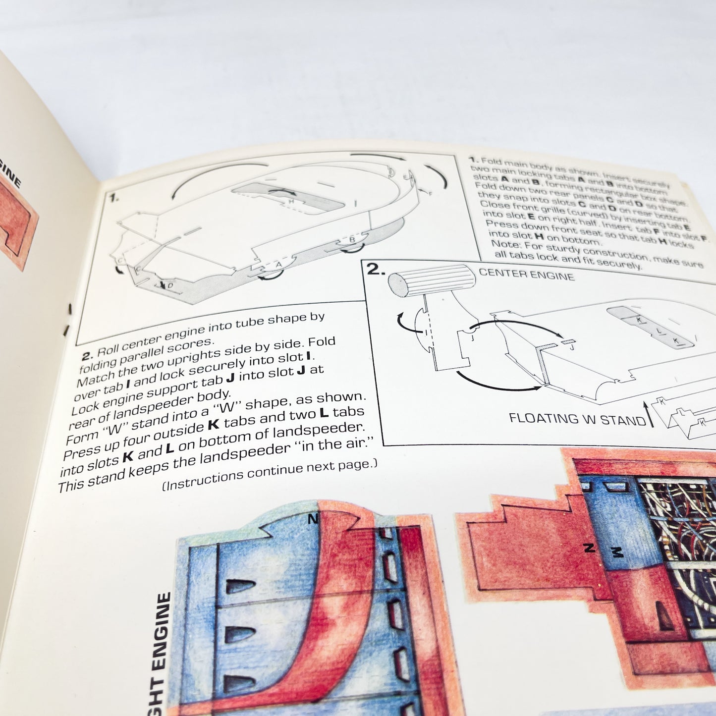 Star Wars Punch-Out and Make-It Book - Vintage Star Wars