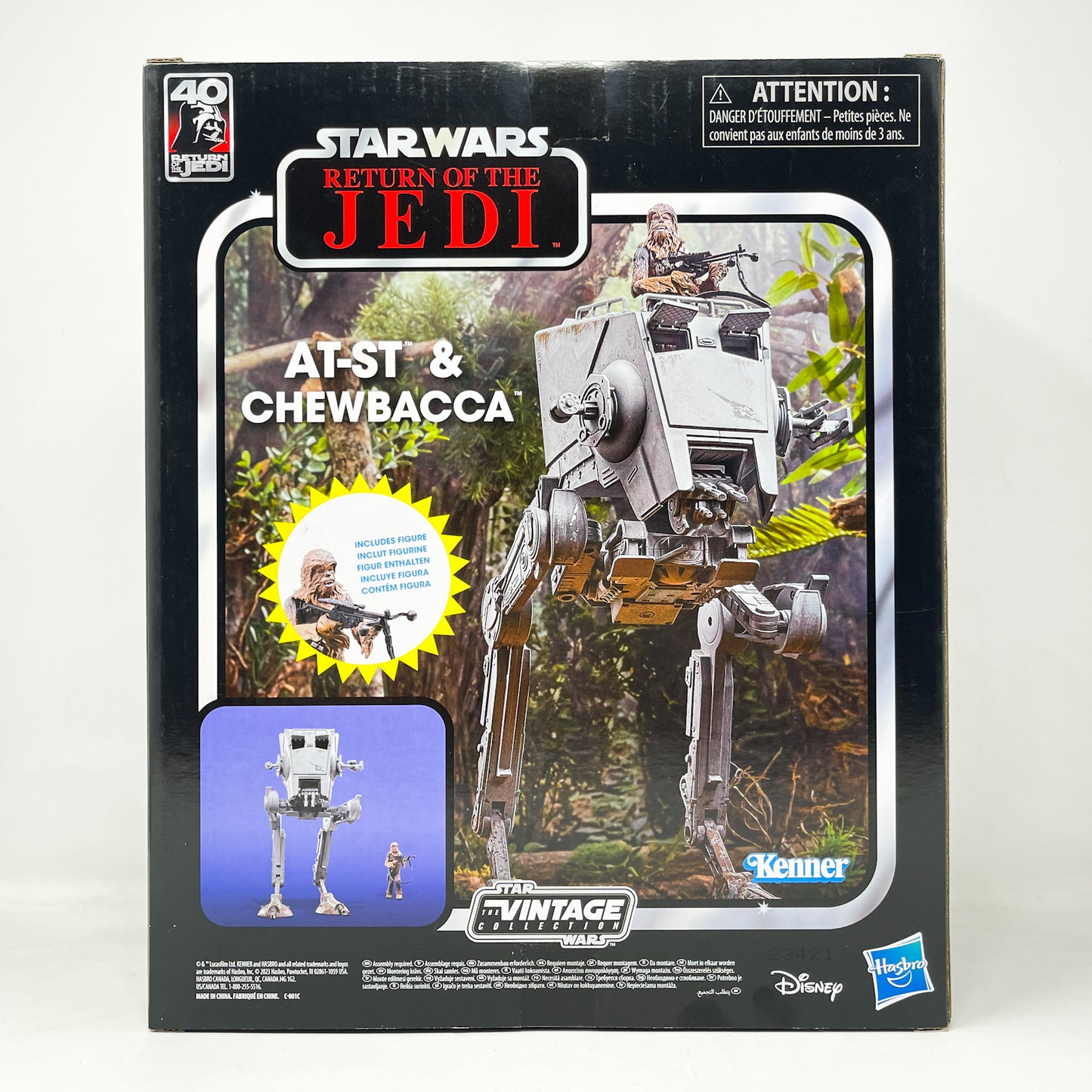 AT-ST & Chewbacca ROTJ - MIB Hasbro Star Wars 2023