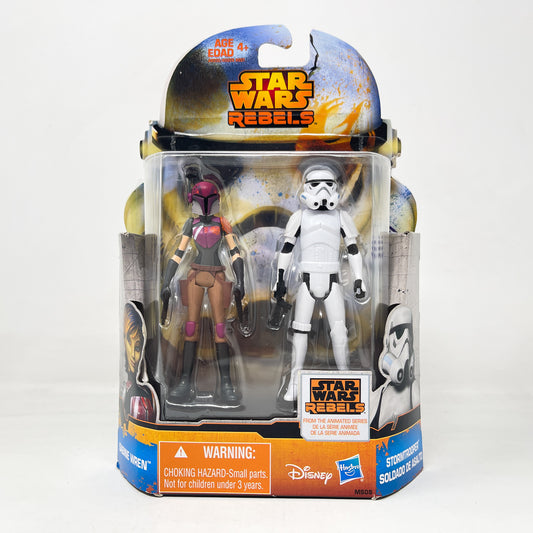 Sabine Wren & Stormtrooper MS08 - Hasbro 2015 Rebels Mission Series 2-Pack