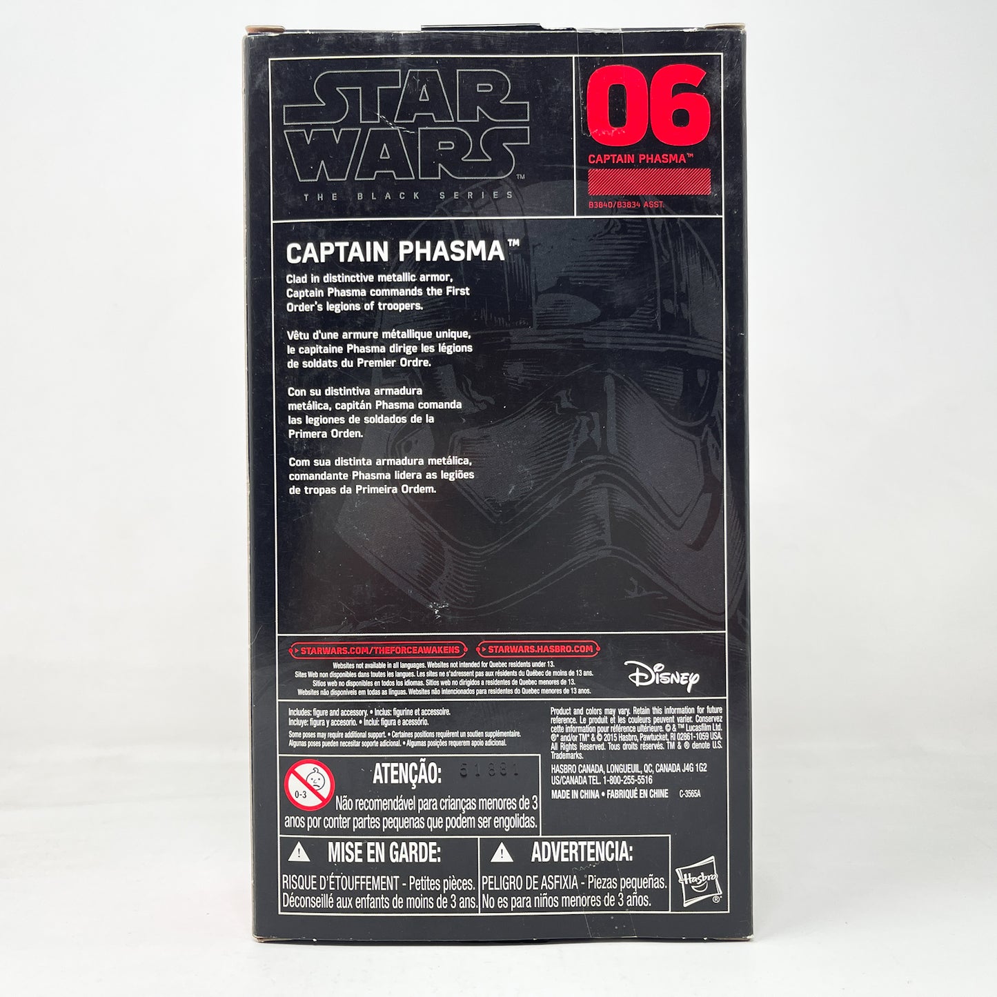 Captain Phasma #06 - Hasbro Black Series (2015)