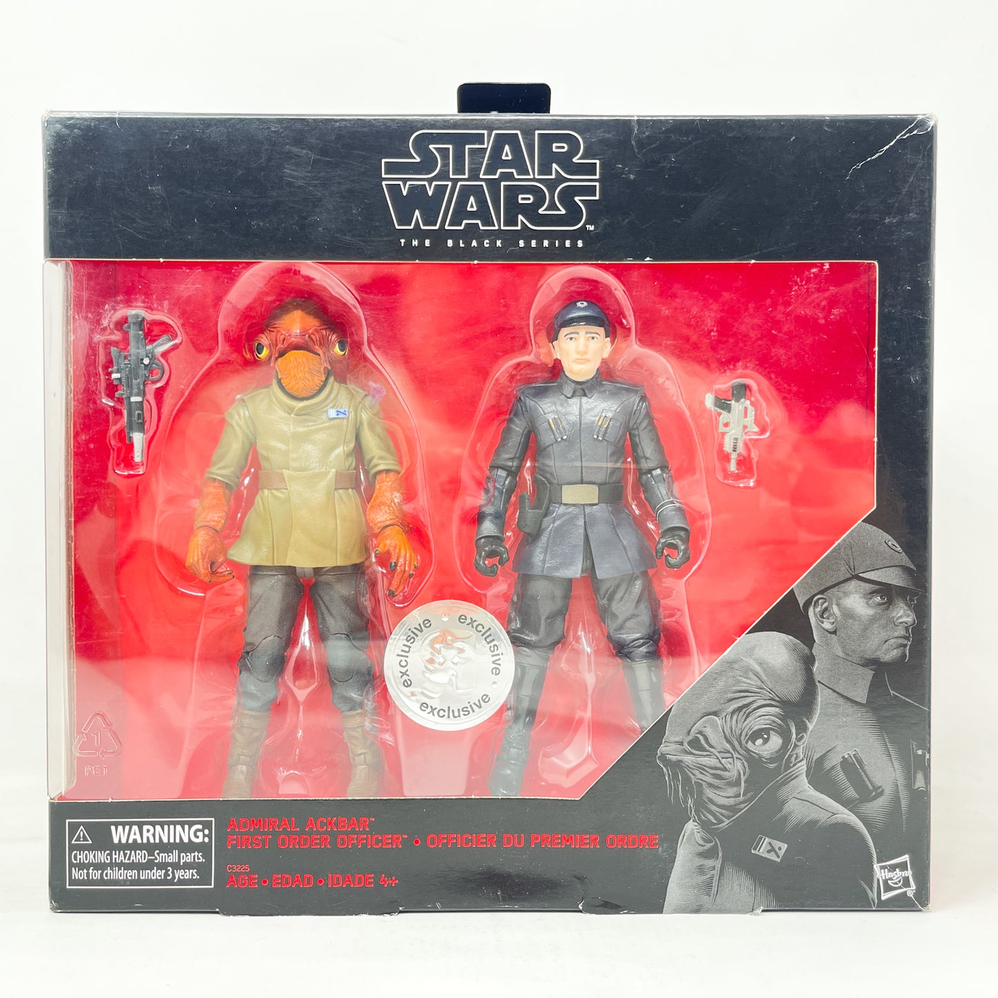 Admiral Ackbar & First Order Officer - Hasbro Black Series (2017)