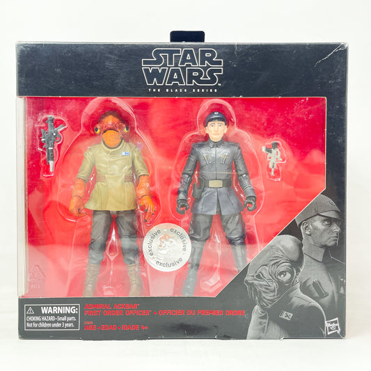 Admiral Ackbar & First Order Officer - Hasbro Black Series (2017)
