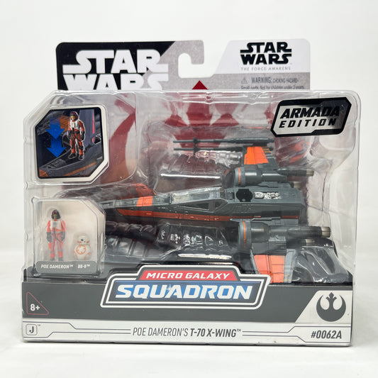 Poe Dameron's T-70 X-Wing Armada Edition #0062A – Jazwares Star Wars Micro Galaxy Squadron