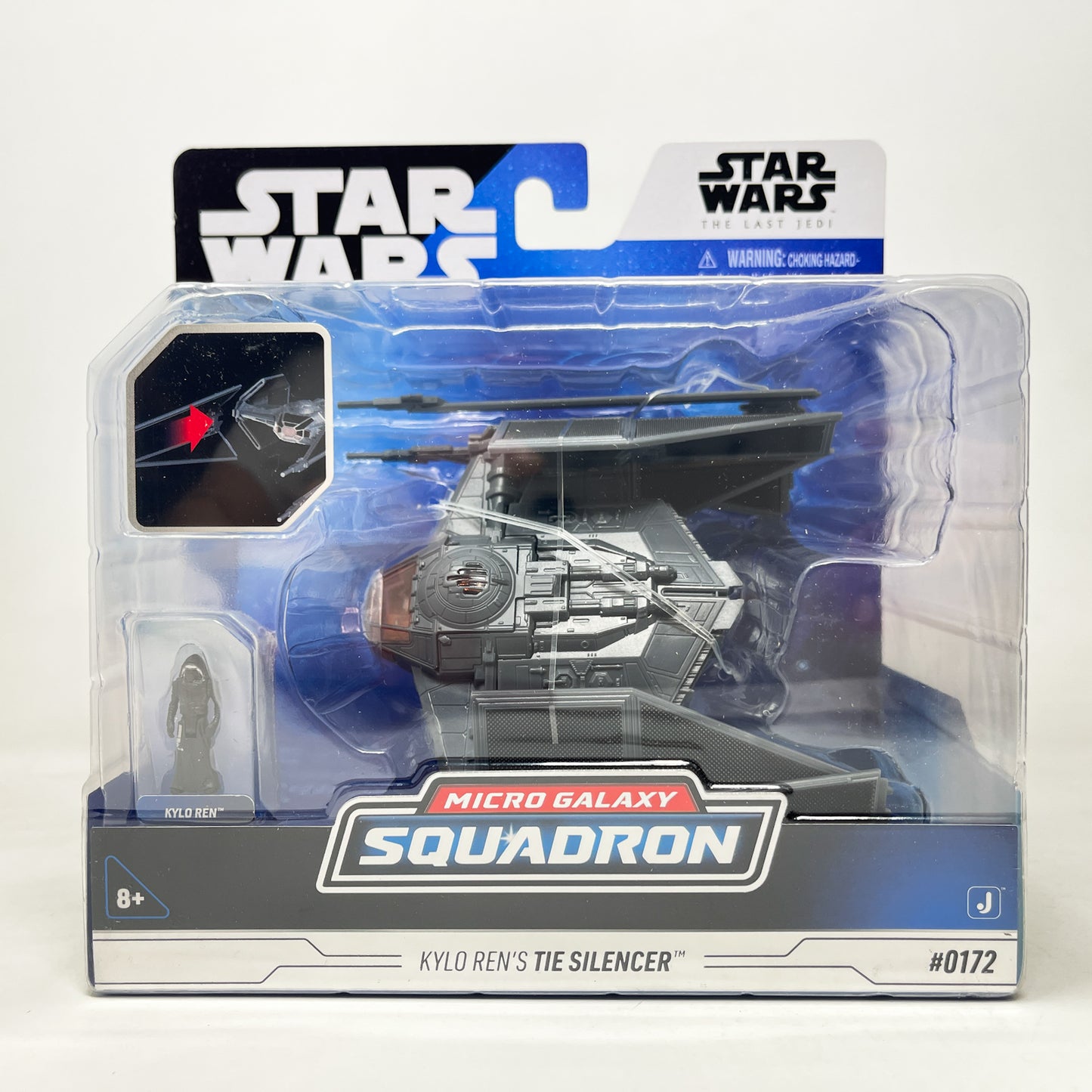 Kylo Ren's TIE Silencer #0172 – Jazwares Star Wars Micro Galaxy Squadron
