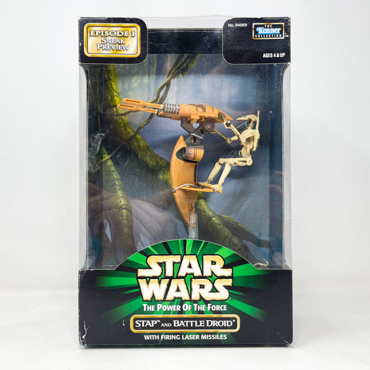 STAP & Battle Droid  - Hasbro Power of the Force 2 (POTF2 1999)