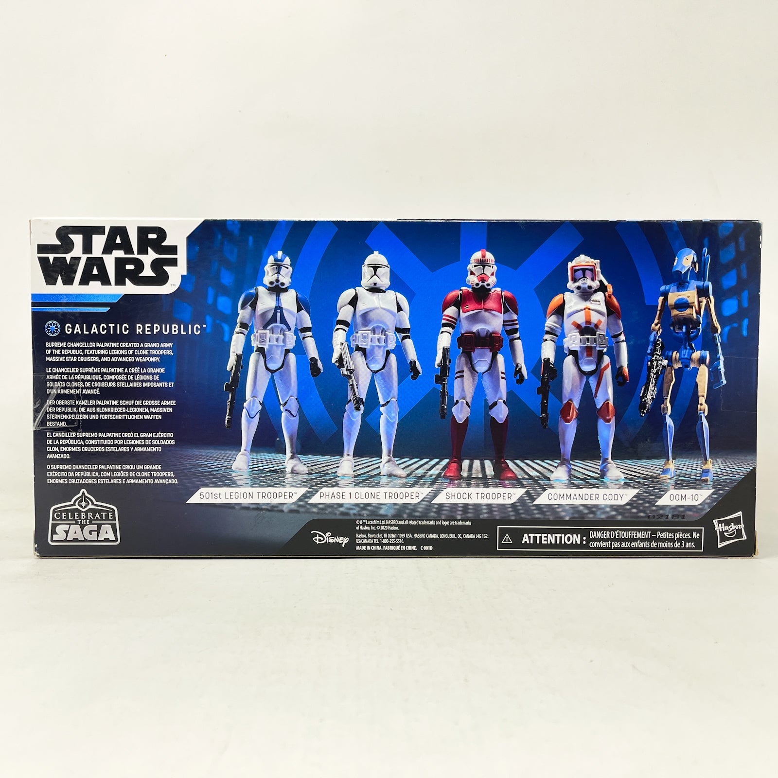 STAR WARS Galactic Republic (Celebrate the Saga) - 5 Figure Clone