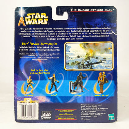 Hoth Survival Accessory Set with Hoth Rebel Soldier - Hasbro SAGA Series 3.75" (2002)
