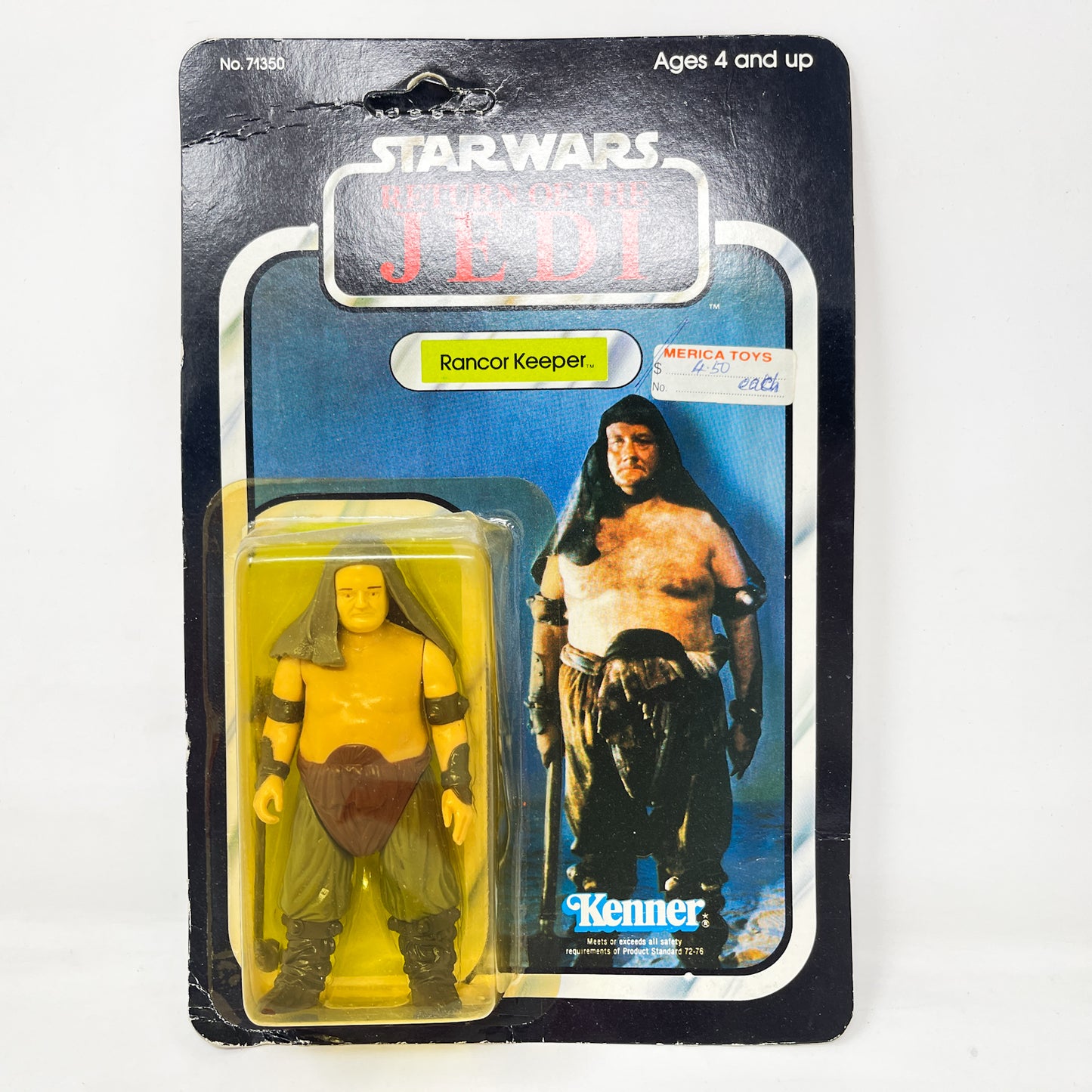 Rancor Keeper ROTJ 77A-back - Mint on Card - Vintage Kenner (1983)