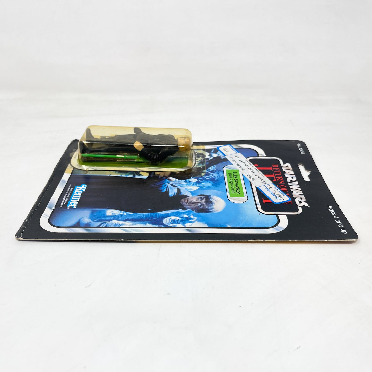 Luke Skywalker Jedi Kinight 65B Back - Mint on Card - Vintage Kenner (1983)