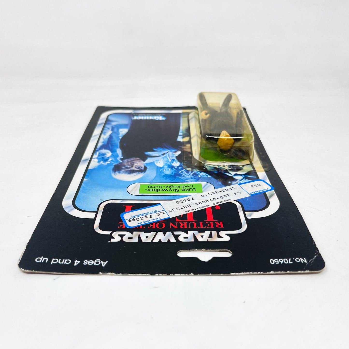 Luke Skywalker Jedi Kinight 65B Back - Mint on Card - Vintage Kenner (1983)