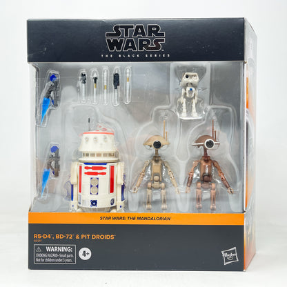 R5-D4, BD-72 & Pit Droids (Deluxe) - Hasbro Black Series (2024)