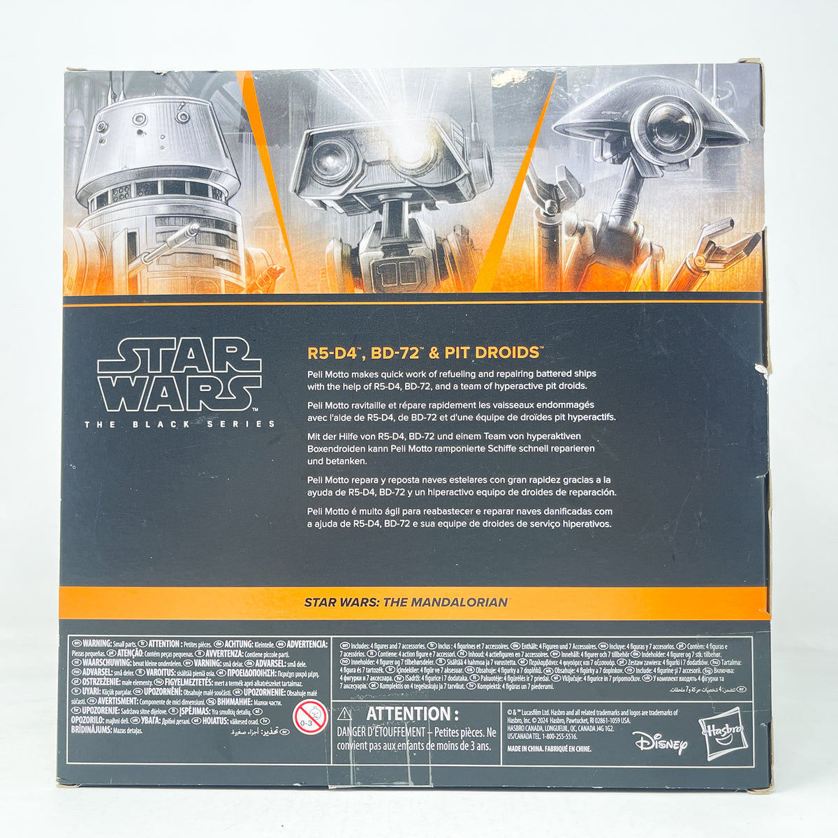 R5-D4, BD-72 & Pit Droids (Deluxe) - Hasbro Black Series (2024)