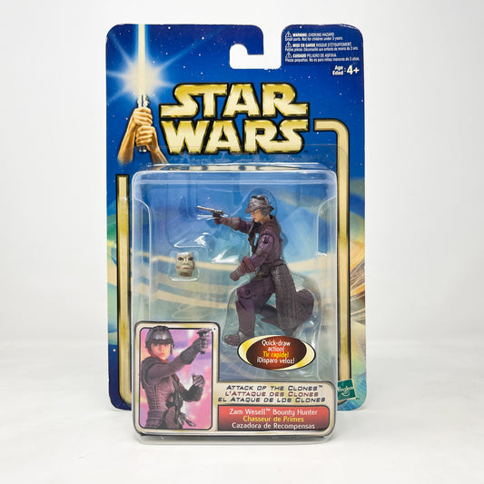 Zam Wesell (Bounty Hunter) #02-18 - Hasbro SAGA Series 3.75"