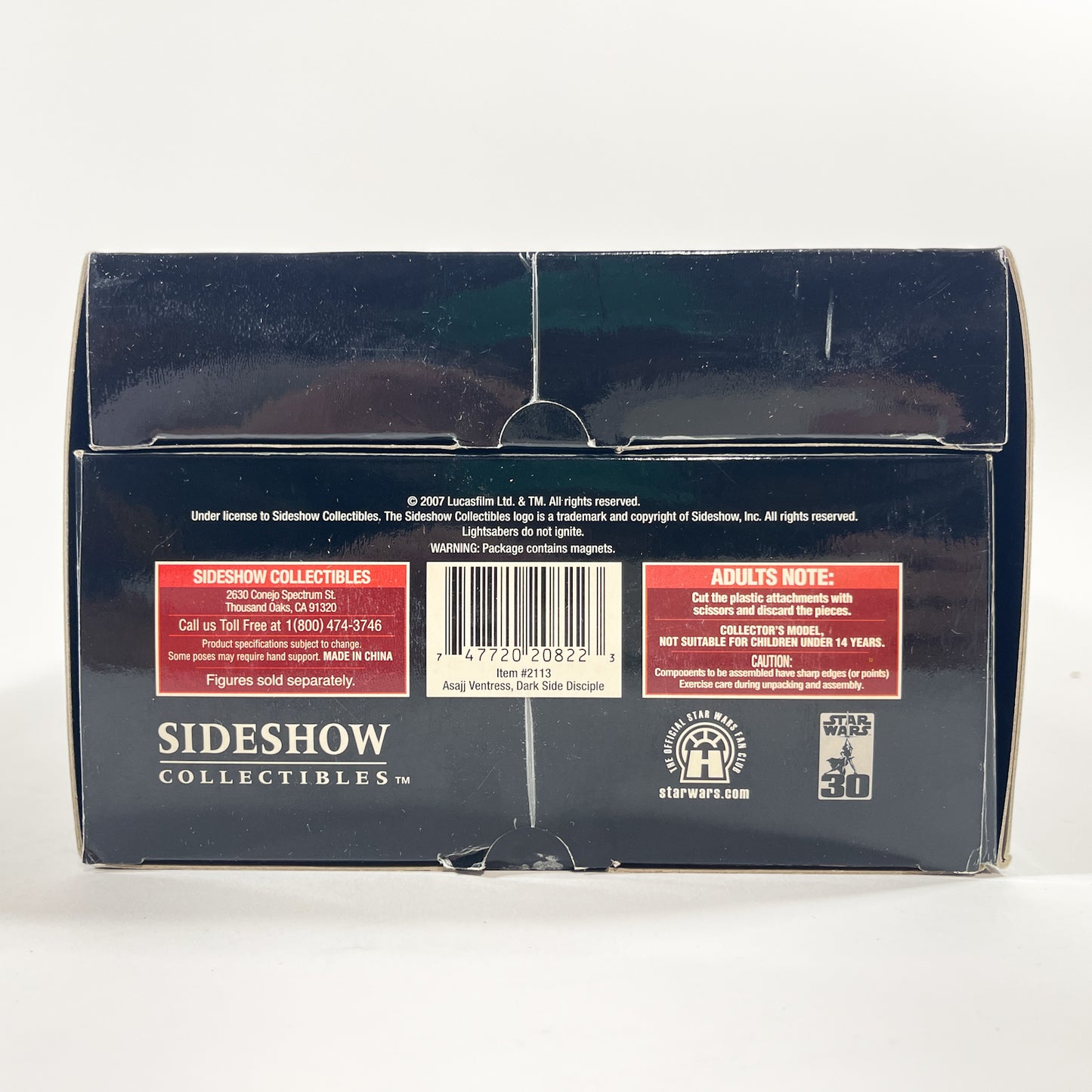 Asajj Ventress (Dark Side Disciple) – Sideshow Collectibles Sixth Scale Figure (2007)