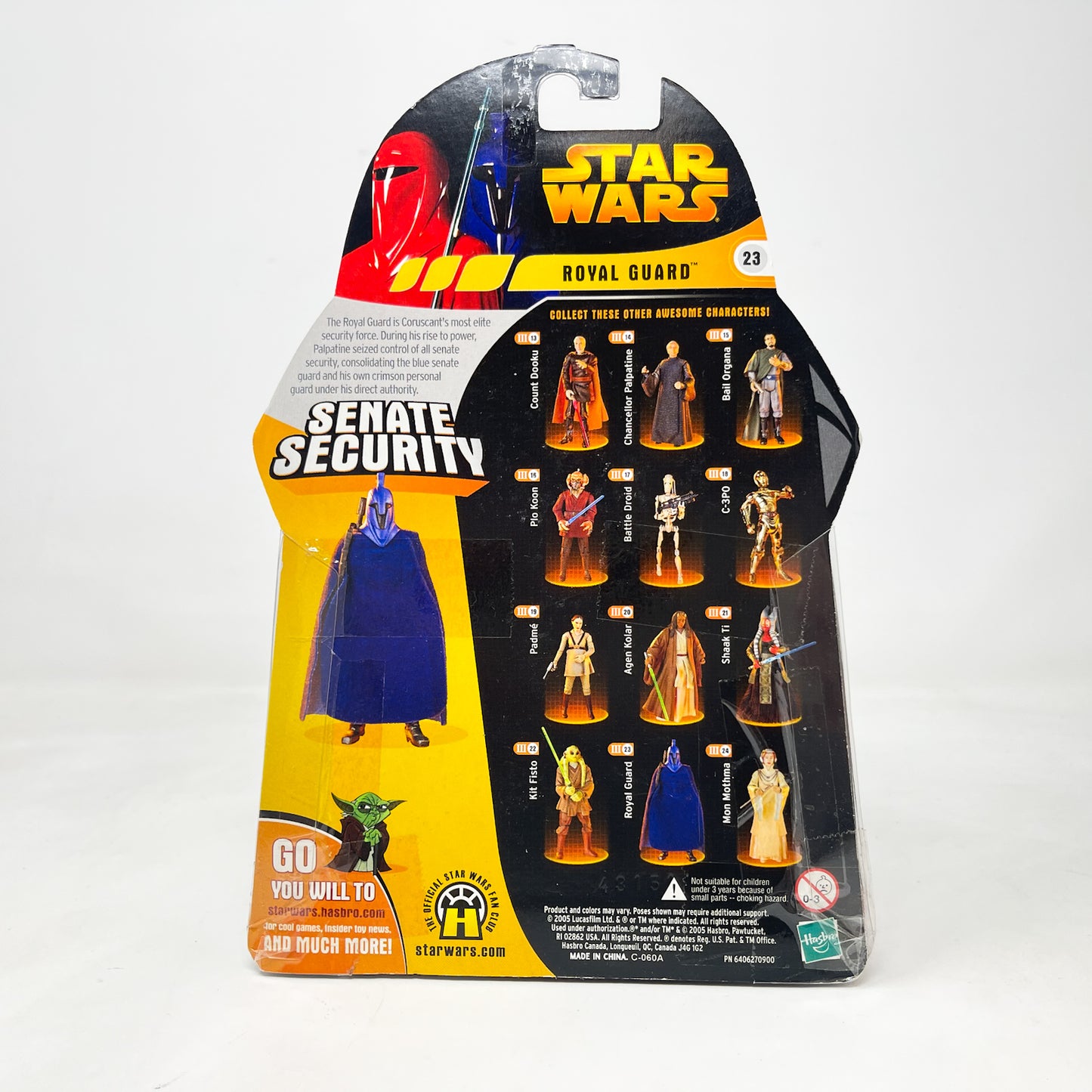 Royal Guard (Senate Security Blue) #23 - Hasbro ROTS 2005