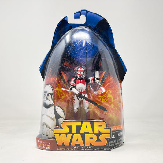 Clone Trooper (Red Shock Trooper) #06 - Hasbro ROTS 2005
