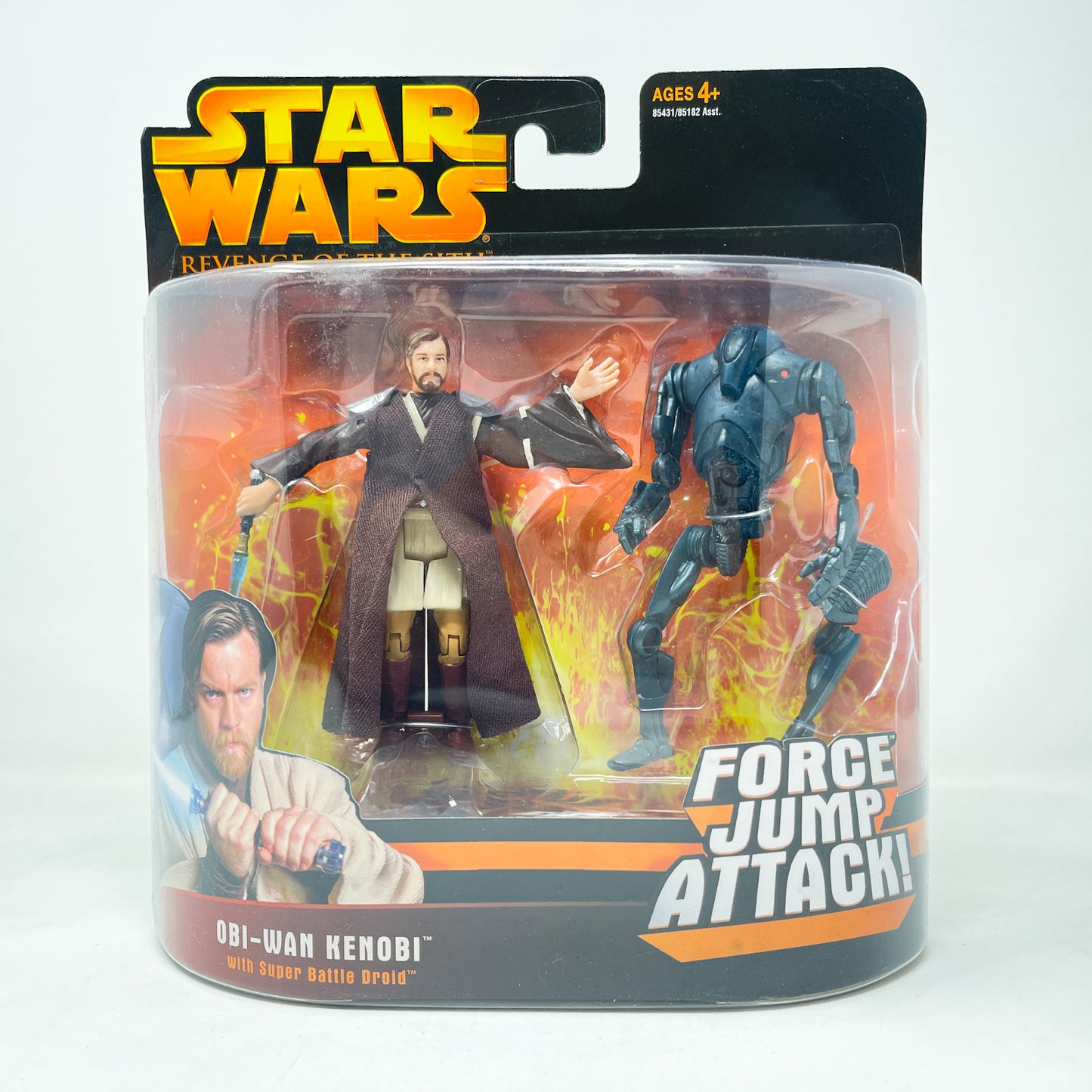 Obi-Wan Kenobi with Super Battle Droid - Hasbro 2005 Revenge of the Sith
