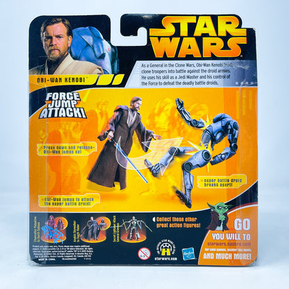 Obi-Wan Kenobi with Super Battle Droid - Hasbro 2005 Revenge of the Sith