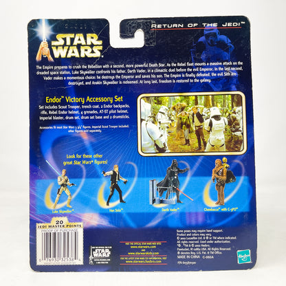 Endor Victory Accessory Set w/ Scout Trooper Deluxe - Hasbro SAGA Series 3.75" (2002)