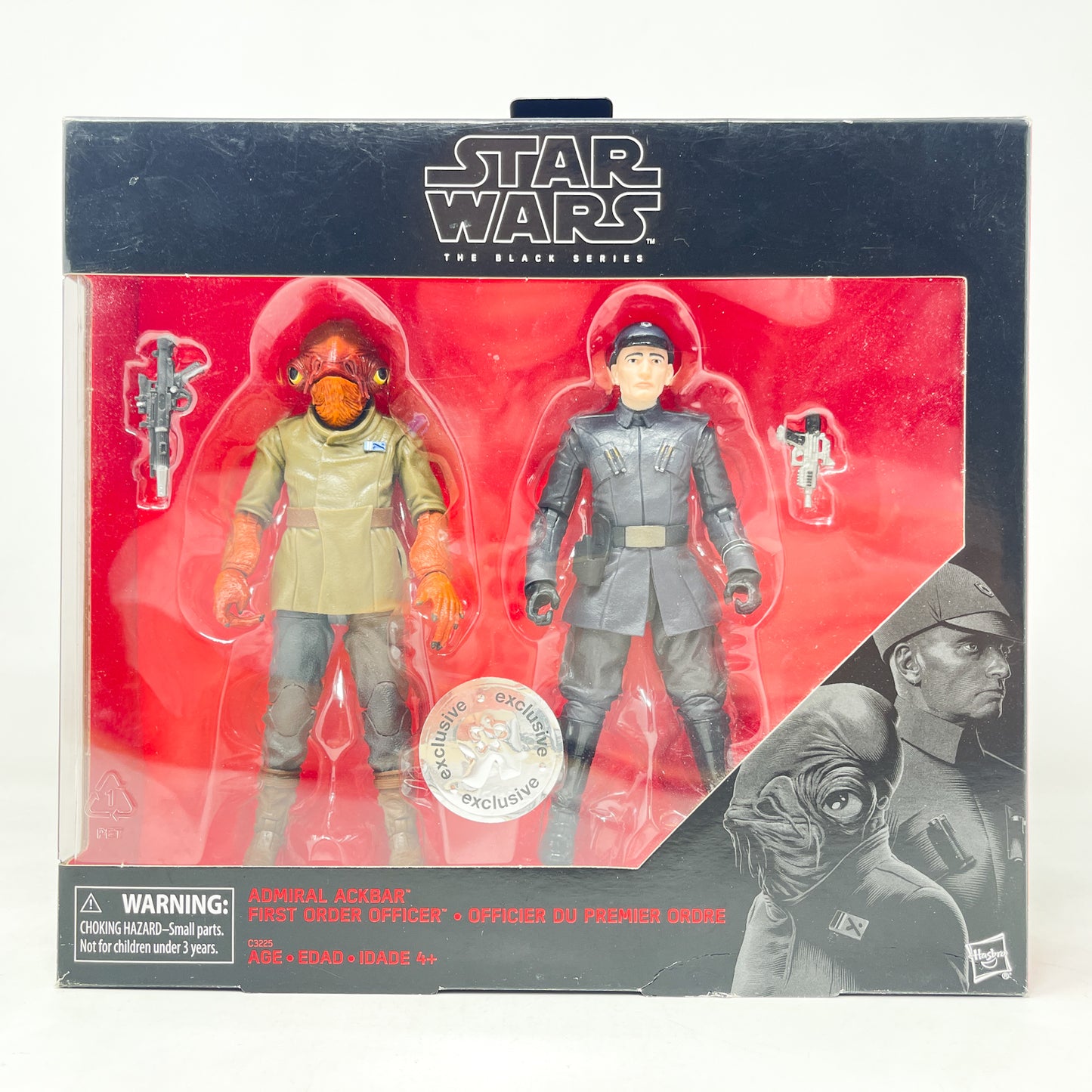 Admiral Ackbar & First Order Officer - Hasbro Black Series (2017)