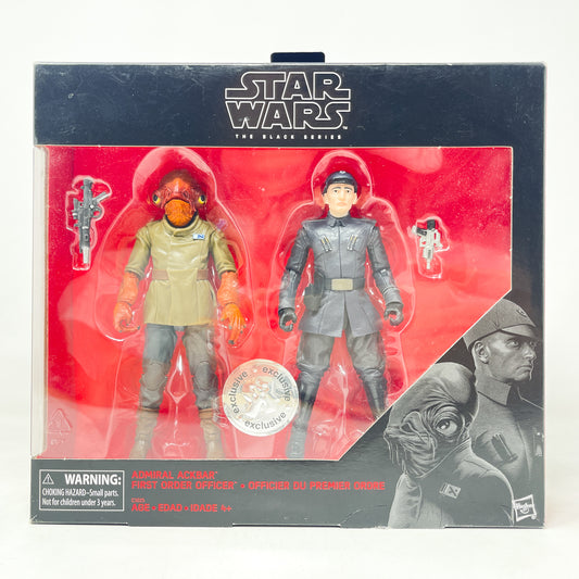 Admiral Ackbar & First Order Officer - Hasbro Black Series (2017)