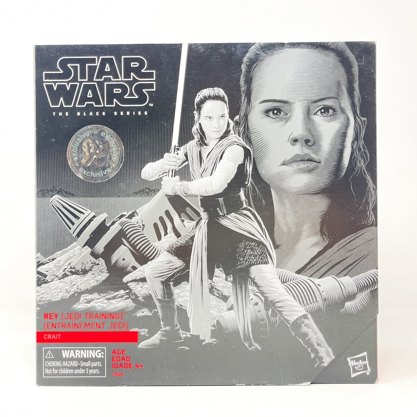Rey Jedi Training on Crait - Hasbro Black Series (2017)