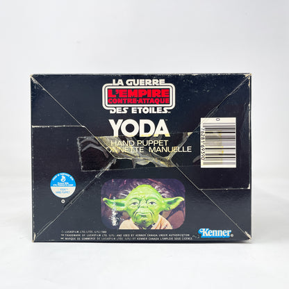 Yoda Hand Puppet - Sealed in Canadian Box - Vintage Kenner (1980)