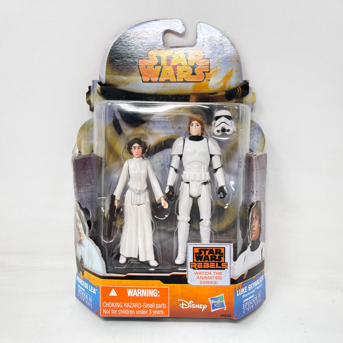 Princess Leia & Luke Skywalker (Stormtrooper Disguise) MS20 - Hasbro 2015 Rebels Mission Series 3.75" Star Wars Action Figure 2 Pack