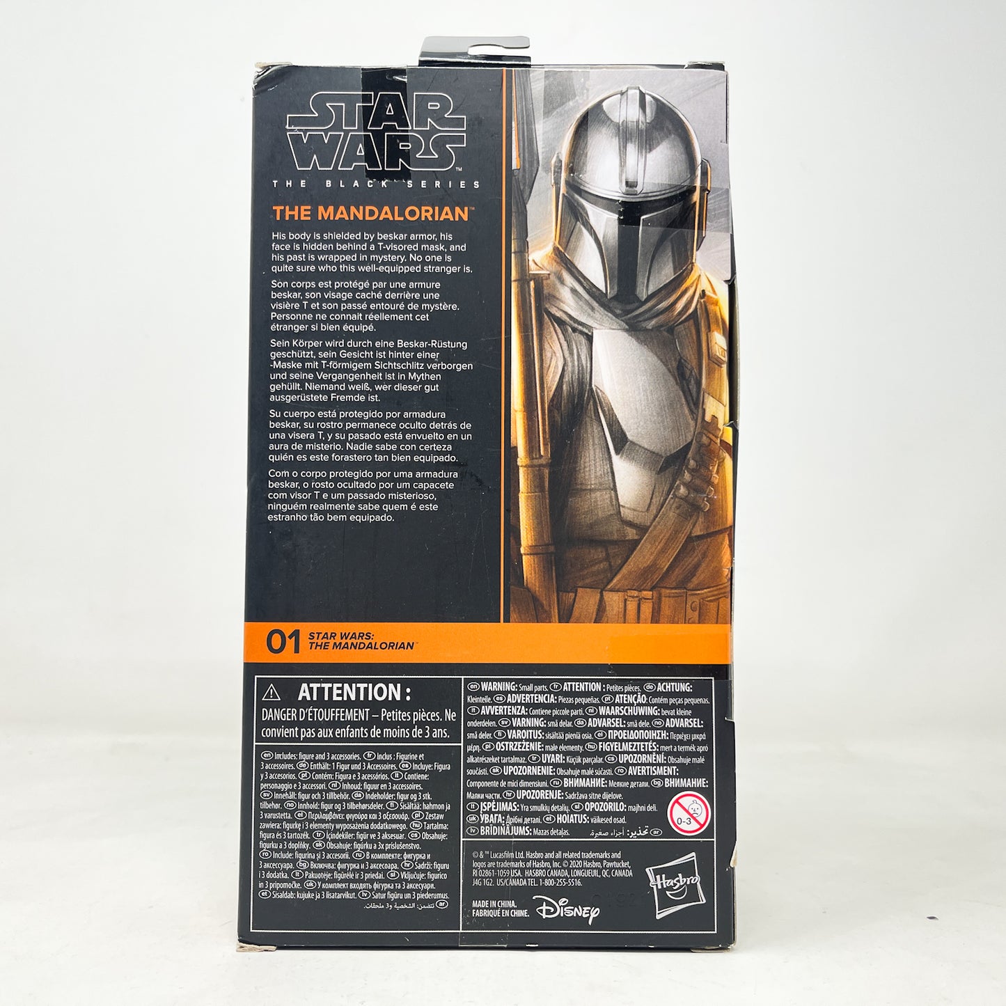 The Mandalorian (Beskar Armor) MAN 01 - Hasbro Black Series (2020)