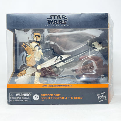 Speeder Bike Scout Trooper and The Child - Hasbro Black Series (2020)