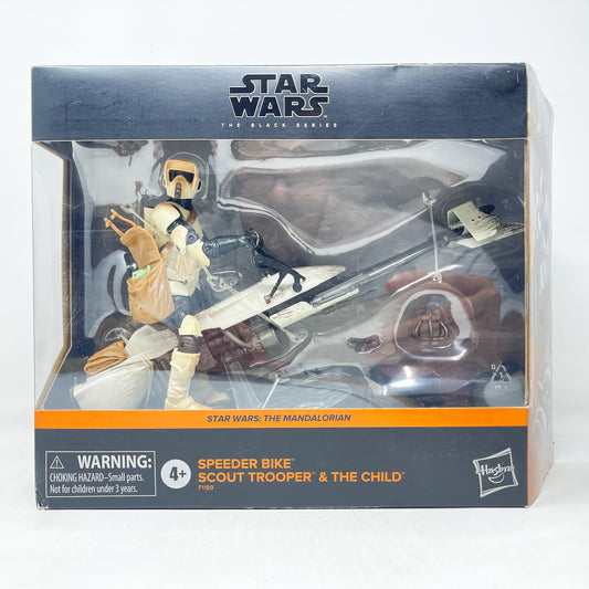 Speeder Bike Scout Trooper and The Child - Hasbro Black Series (2020)