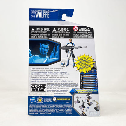 Clone Commander Wolffe CW48  - The Clone Wars 2010 3.75" Star Wars Action Figure