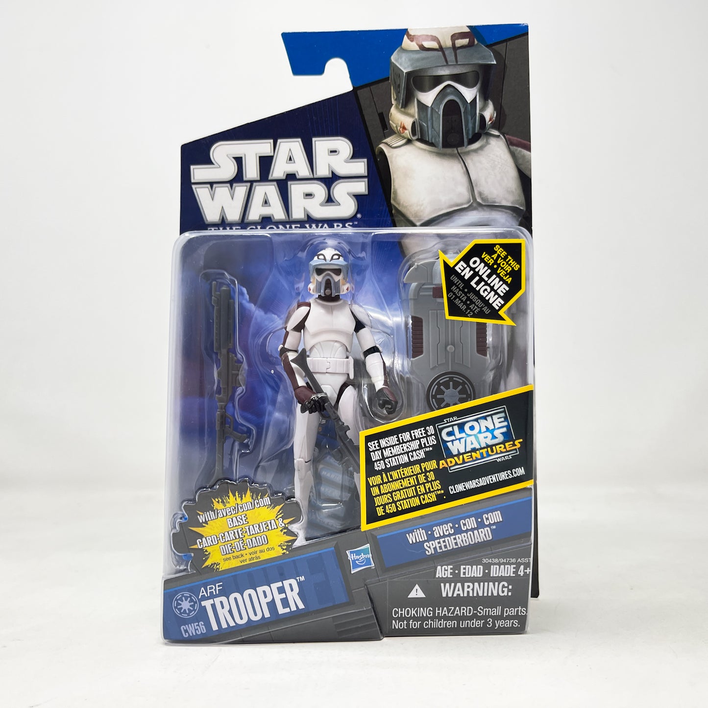 ARF Trooper CW56 (with Speederboard) – Hasbro Star Wars The Clone Wars